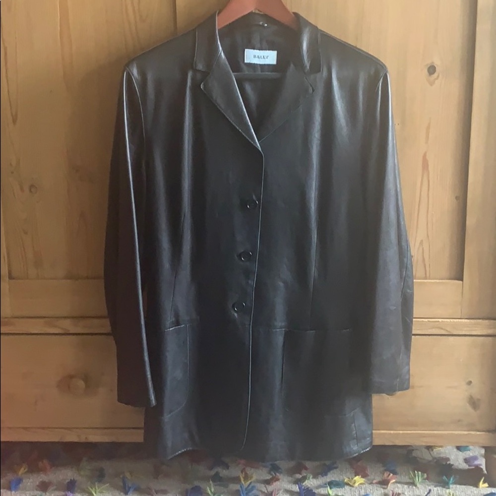 Bally Nappa Leather blazer, exquisite!